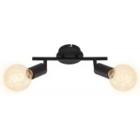 Gaismeklis "Black Steel" 2x E27, 2868-025 Gaismeklis "Black Steel" 2x E27, 2868-025