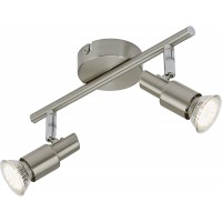 Spot gaismeklis "ONE", 2x GU10, 2x 3W, 2x 250lm, 2907-022 Spot gaismeklis "ONE", 2x GU10, 2x 3W, 2x 250lm, 2907-022