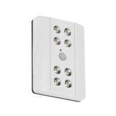 Mobilais gaismeklis "LERO", 8xLED, 0.64W, ar kustību sensoru - 2255-086 Mobilais gaismeklis "LERO", 8xLED, 0.64W, ar kustību sensoru - 2255-086