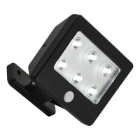 Mobilais āra gaismeklis "LERO", 6x LED, 0.48W, IP54, ar kustību sensoru Mobilais āra gaismeklis "LERO", 6x LED, 0.48W, IP54, ar kustību sensoru