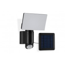 TELEFUNKEN 304705TF LED prožektors ar saules paneli, 400lm, 6W, MELNS TELEFUNKEN 304705TF LED prožektors ar saules paneli, 400lm, 6W, MELNS