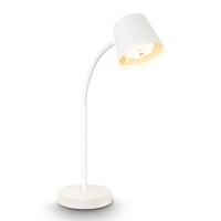 500lm,  Biwo LED galda lampa bez vada - regulējama, grozāma - balta vai melna