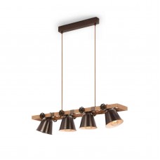 Piekaramā griestu lampa Briloner 85 cm, 4x E27, antīkpelēka Piekaramā griestu lampa Briloner 85 cm, 4x E27, antīkpelēka