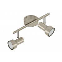 Spotlampa "SUB" 2 x 3W LED/GU10, matēts niķelis - 2843-022 Spotlampa "SUB" 2 x 3W LED/GU10, matēts niķelis - 2843-022