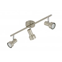 Spotlampa "SUB" 3 x 3W LED/GU10, matēts niķelis - 2843-032 Spotlampa "SUB" 3 x 3W LED/GU10, matēts niķelis - 2843-032