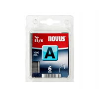 Cinkotas sīkstiepļu skavas "NOVUS" 6 mm - 53/6 Cinkotas sīkstiepļu skavas "NOVUS" 6 mm - 53/6