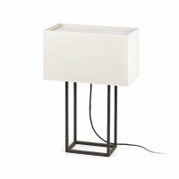 VESPER brūna un smilškrāsas galda lampa - FARO - 29985 VESPER brūna un smilškrāsas galda lampa - FARO - 29985