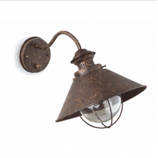 Āra gaismeklis NÁUTICA Ø260 E27, 12W, IP33, rūsas krāsa, FARO 71110  Āra gaismeklis NÁUTICA Ø260 E27, 12W, IP33, rūsas krāsa, FARO 71110