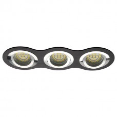 Iebūvējams gaismeklis SEIDY 3 x MR16/Gx5.3 max. 50W, melns Iebūvējams gaismeklis SEIDY 3 x MR16/Gx5.3 max. 50W, melns