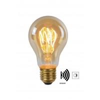 4W, E27, LED Filament āra spuldze "AMBER", ar integrētu krēslas slēdzi, 230LM, 2200K, Lucide, 49042-04-62 4W, E27, LED Filament āra spuldze "AMBER", ar integrētu krēslas slēdzi, 230LM, 2200K, Lucide, 49042-04-62