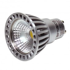 Dimmējama 6W, GU10, 480Lm, ~2700K, LED spuldze ar COB diodi, 50° - SP1274 Dimmējama 6W, GU10, 480Lm, ~2700K, LED spuldze ar COB diodi, 50° - SP1274