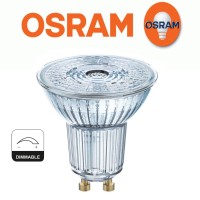 Dimmējama 4.5W GU10 LED spuldze 927 (50W) 2700K 350lm 36° - OSRAM - 4058075608337 Dimmējama 4.5W GU10 LED spuldze 927 (50W) 2700K 350lm 36° - OSRAM - 4058075608337