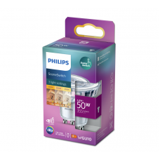 4.6W, GU10, SceneSwitch LED spuldze, CCT 2700-2200K, 355Lm, PHILIPS 4.6W, GU10, SceneSwitch LED spuldze, CCT 2700-2200K, 355Lm, PHILIPS