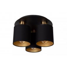 Griestu lampa "FUDRAL", Ø 37 cm, 3xE27, melna  Lucide, 74115-03-30 Griestu lampa "FUDRAL", Ø 37 cm, 3xE27, melna  Lucide, 74115-03-30