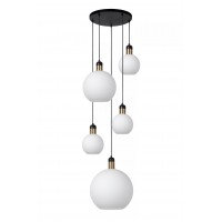 Griestu lampa "JULIUS", 5x E27, 40W, opāls, stikls, Lucide, 34438-05-61 Griestu lampa "JULIUS", 5x E27, 40W, opāls, stikls, Lucide, 34438-05-61