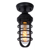 Griestu āra gaismeklis "LIMAL", 1x E27, melna - alumīnijs - LUCIDE - 11875-01-30 Griestu āra gaismeklis "LIMAL", 1x E27, melna - alumīnijs - LUCIDE - 11875-01-30