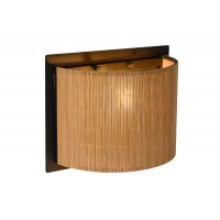 Sienas gaismeklis "MAGIUS", 1xE27, gaišs koks - rotāns, Lucide, 03229-01-30 Sienas gaismeklis "MAGIUS", 1xE27, gaišs koks - rotāns, Lucide, 03229-01-30