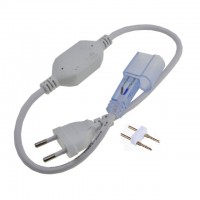 Komplekts LED Neona gaismekļu pieslēgšanai - kontakts, PIN savienojums, gala uzlika Komplekts LED Neona gaismekļu pieslēgšanai - kontakts, PIN savienojums, gala uzlika